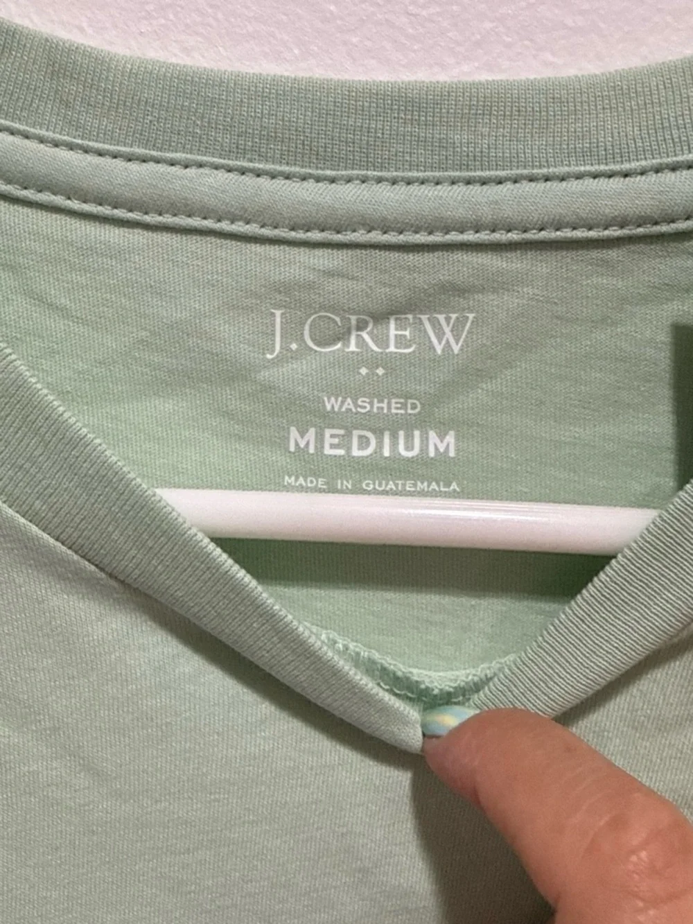 J. Crew Mint Green Short Sleeve Crewneck Tee